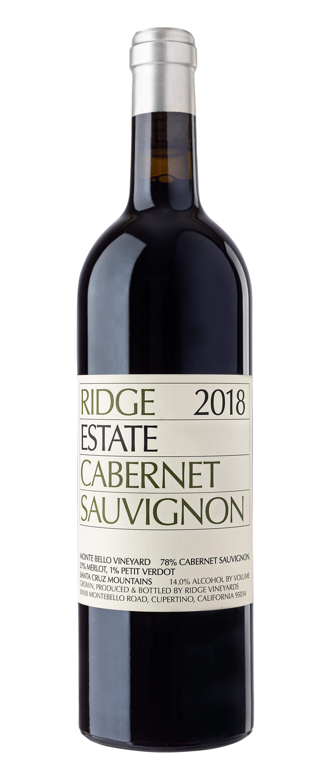 SIN　RidgeEstate CabernetSauvignon Ridge Estate Cabernet Sauvignon 2018 | Wine.com