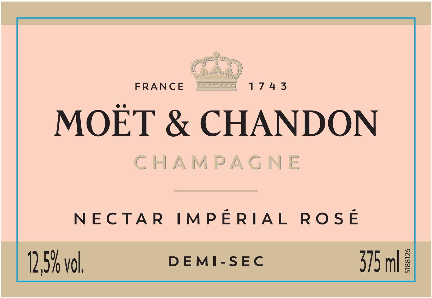 Moet & Chandon Nectar Imperial Demi-Sec Rose (375ML half-bottle