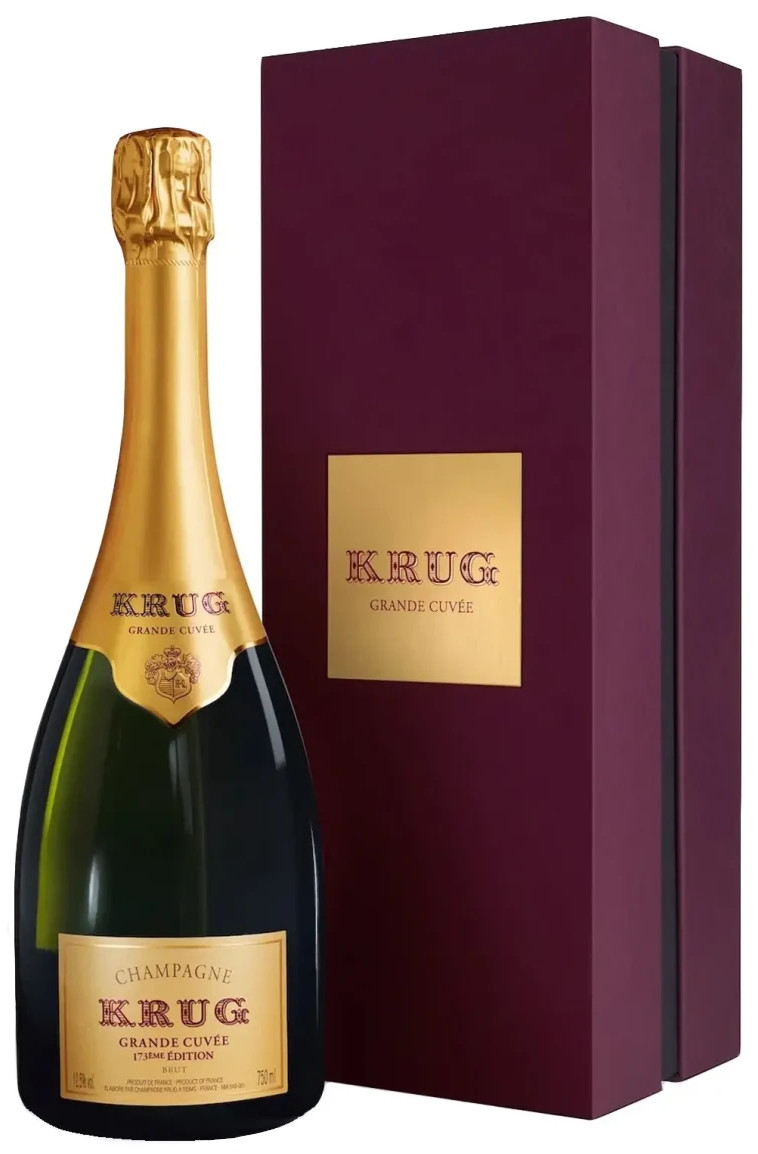 Krug Grande Cuvee Brut with Gift Box (173rd Edition) | Wine.com