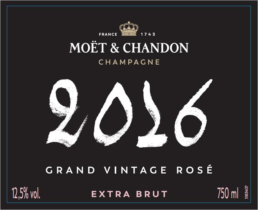 Moet & Chandon Grand Vintage Brut Rose 2016 | Wine.com