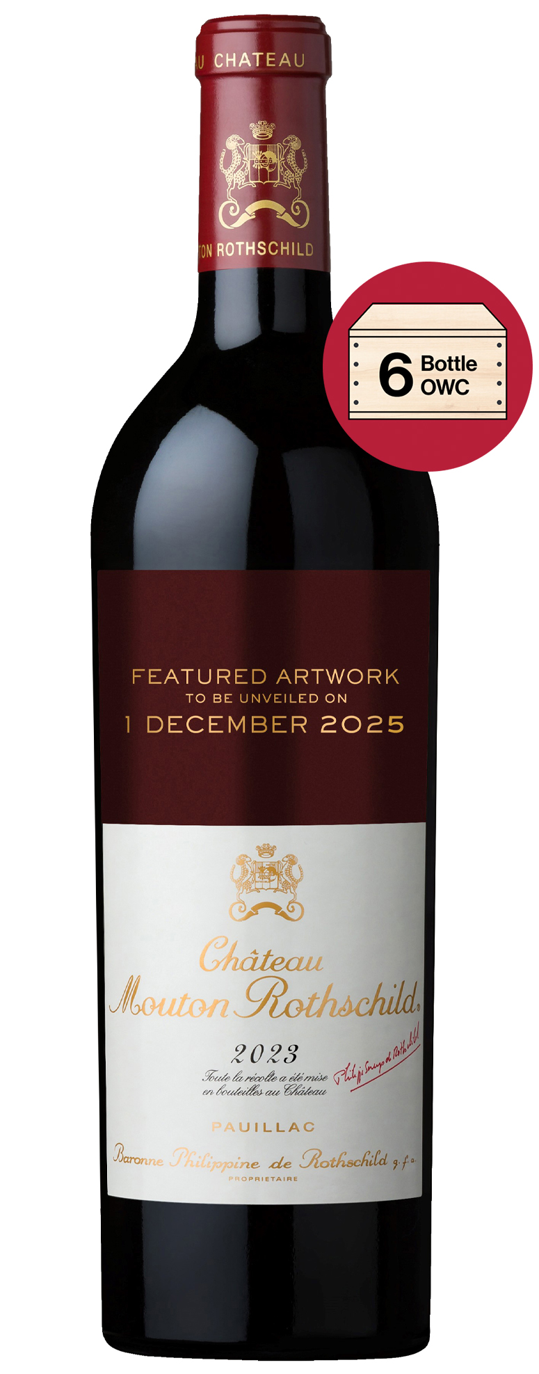 Chateau Mouton Rothschild (6 Bottles in OWC - Futures Pre-Sale