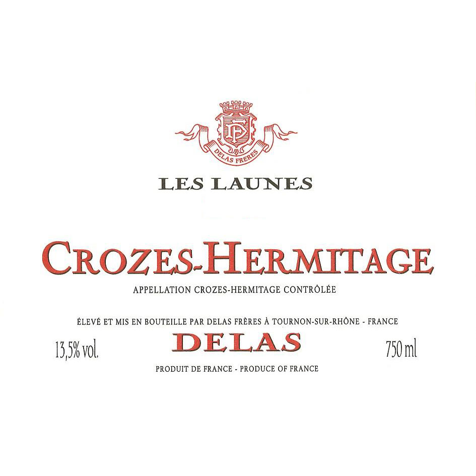 Delas Crozes Les Launes Hermitage Rouge 2018 | Wine.com