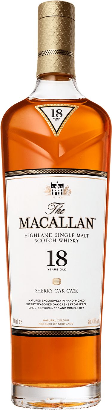 The Macallan 18 Year Sherry Oak Single Malt Scotch Whisky | Wine.com