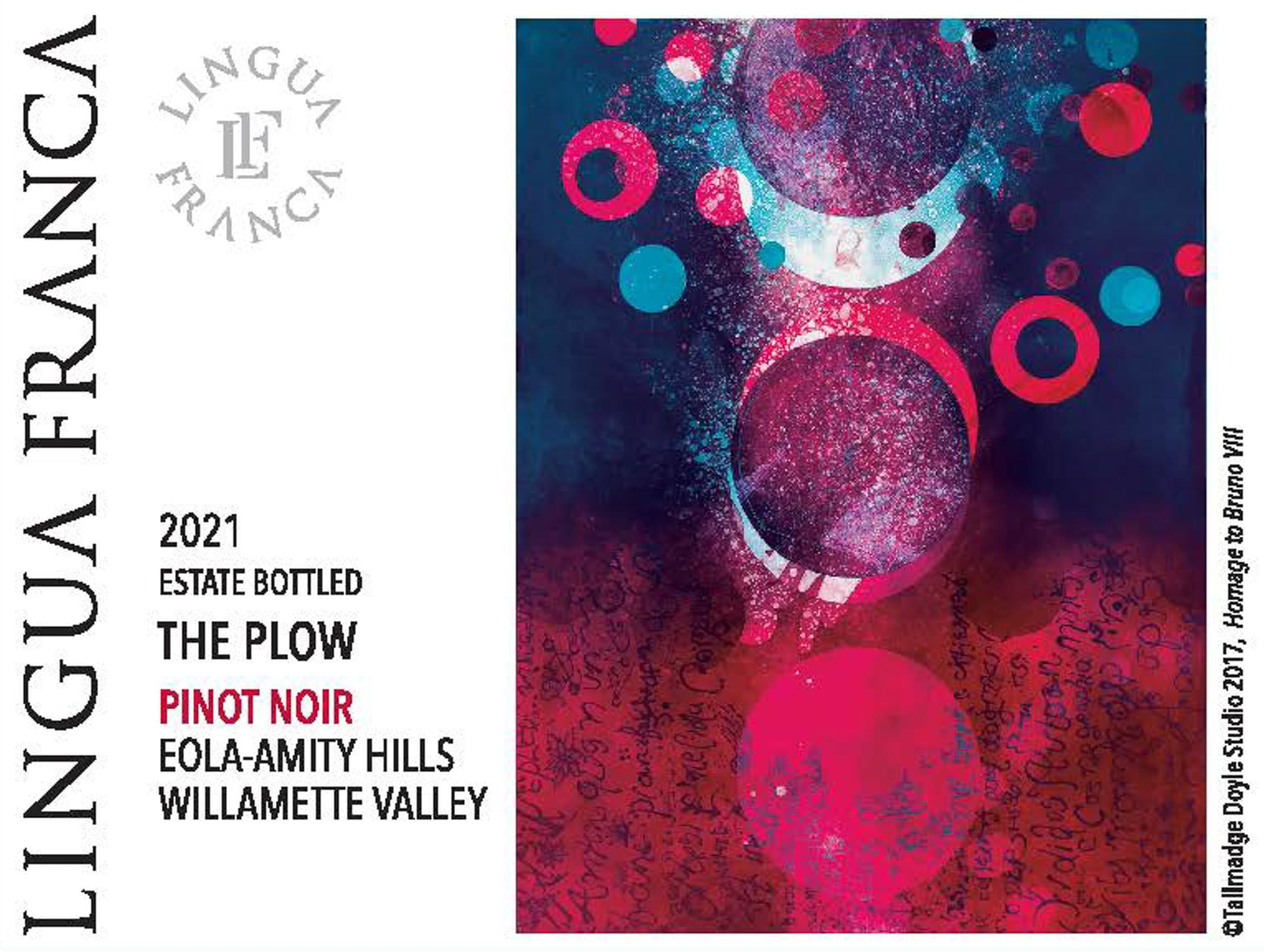 Lingua Franca The Plow Pinot Noir 2021 | Wine.com