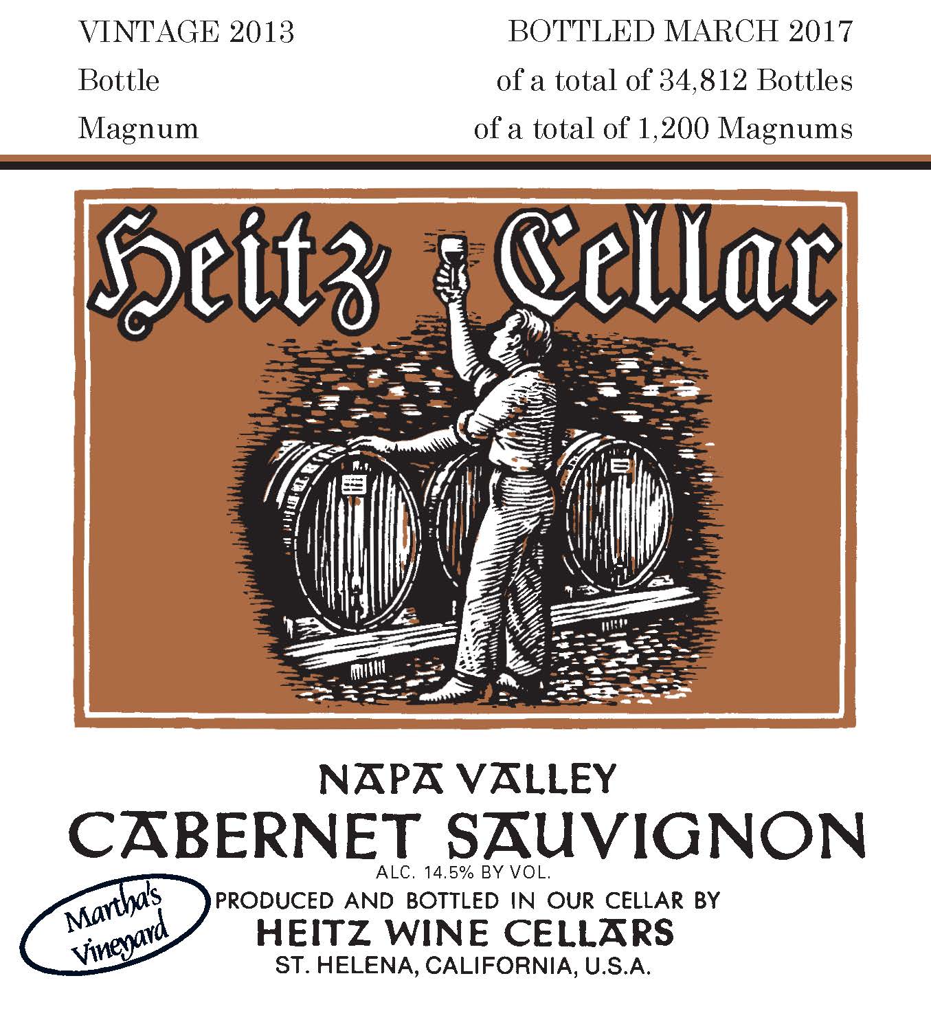 喫茶店　バー　チェア　ワインレッド ベルベット　レトロ　ミッドセンチュリー Heitz Cellar Martha's Vineyard Cabernet Sauvignon 2013 | Wine.com