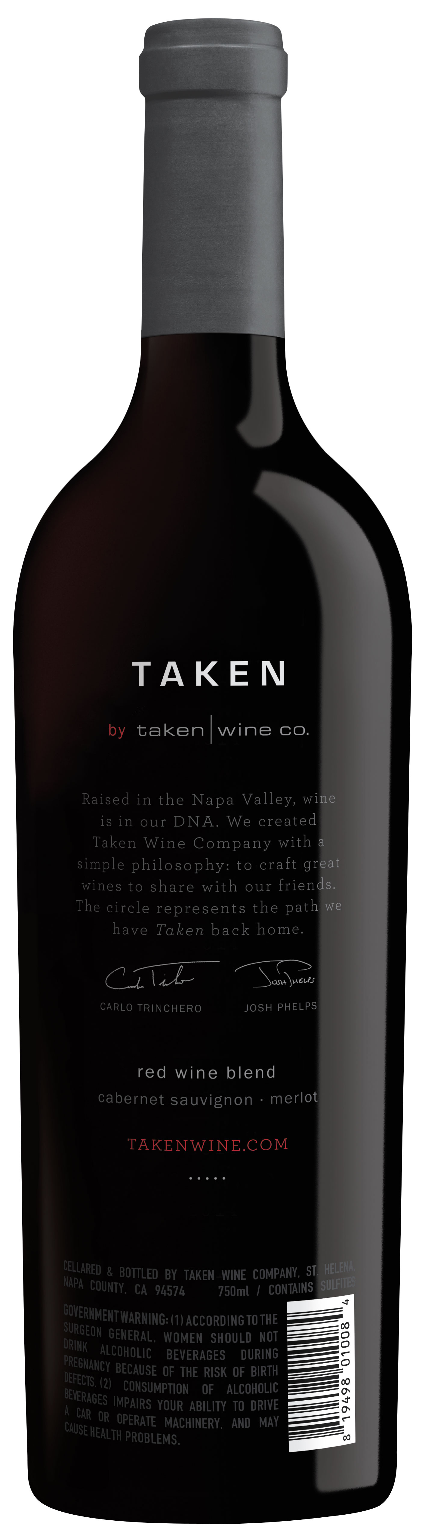 Taken Wine Company Napa Valley Red Blend 2016 | Wine.com