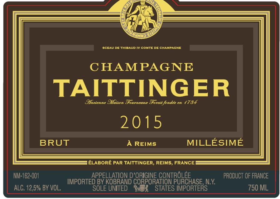 Taittinger Brut Millesime 2015 | Wine.com