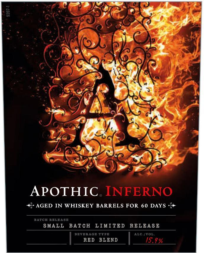Apothic Inferno Aged in Whiskey Barrels 2016 | Wine.com