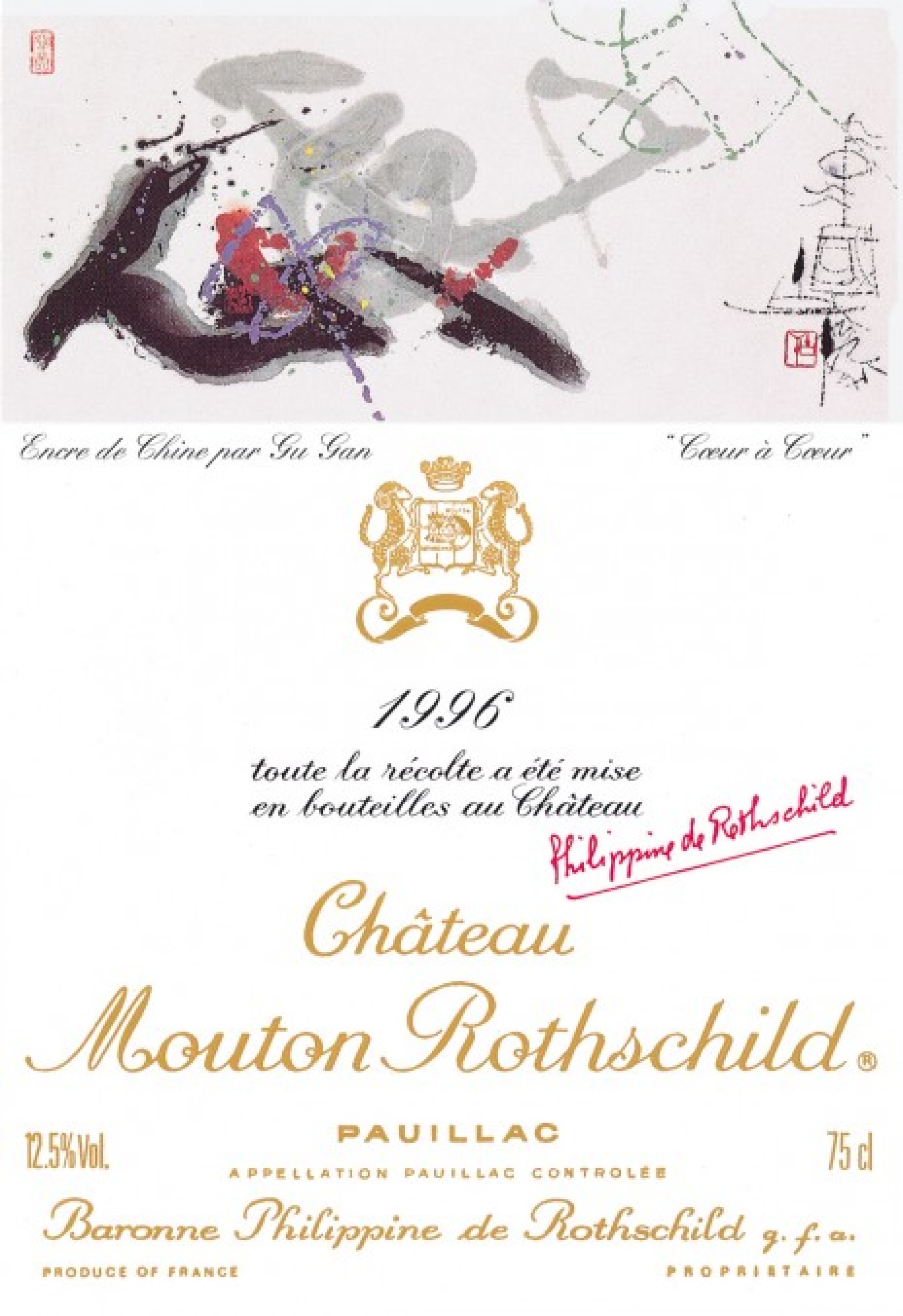Chateau Mouton Rothschild 1996 | Wine.com