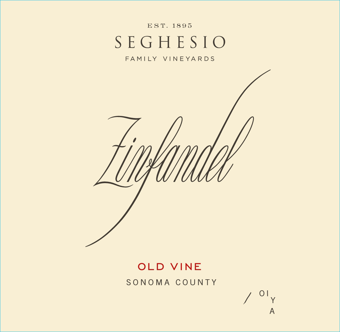 Seghesio Old Vine Zinfandel 2023 | Wine.com