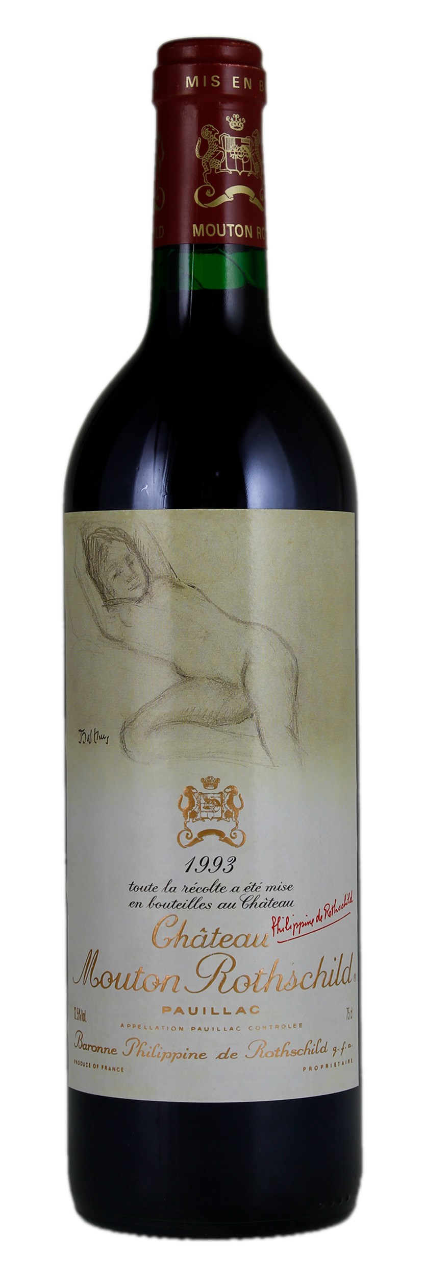 Chateau Mouton Rothschild 1993 赤ワイン Chateau Mouton Rothschild 1993 | Wine.com