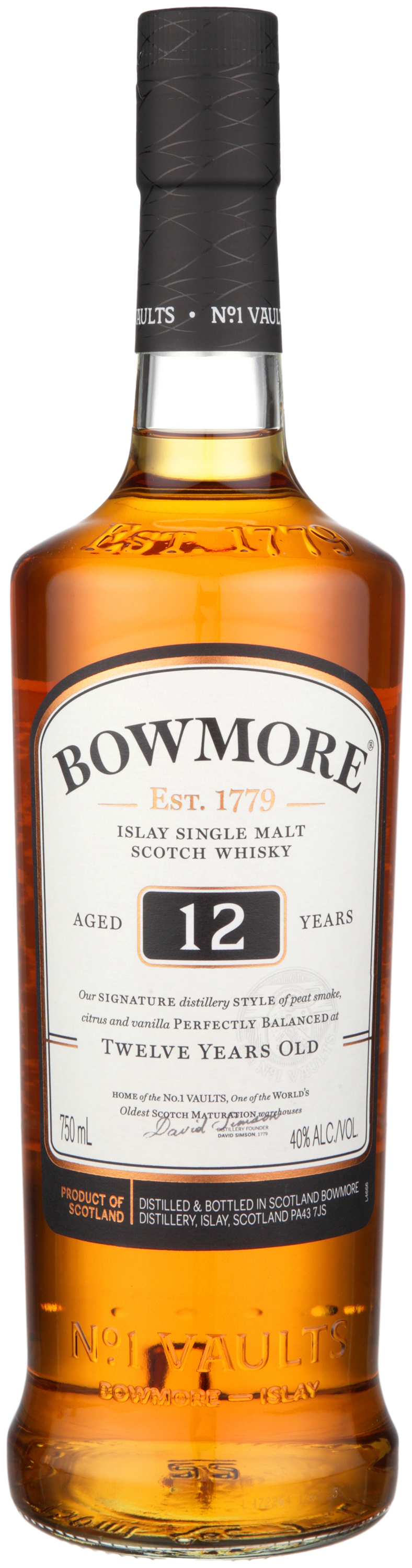 Bowmore 12 Year Single Malt Scotch Whisky | Wine.com