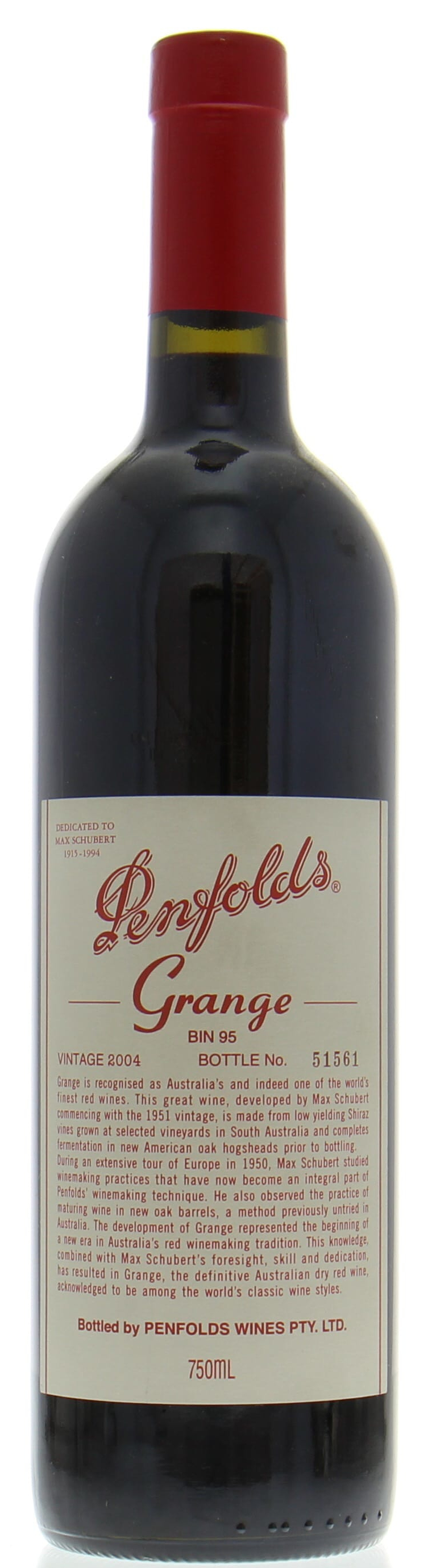 Penfolds Grange 2004 | Wine.com