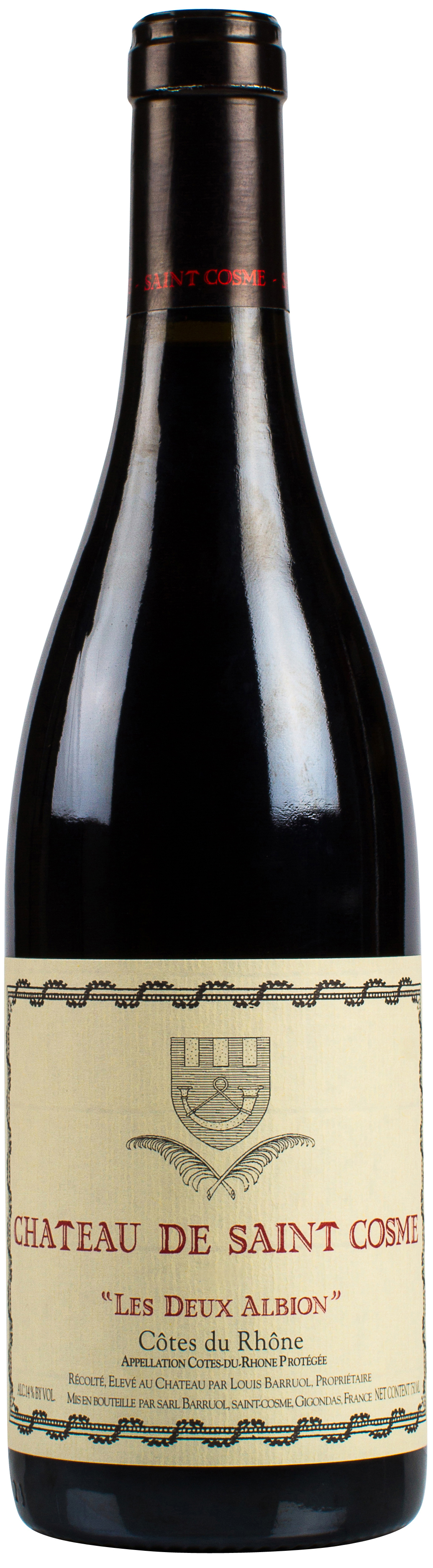 Chateau de Saint Cosme Cotes du Rhone Les Deux Albion 2022 | Wine.com