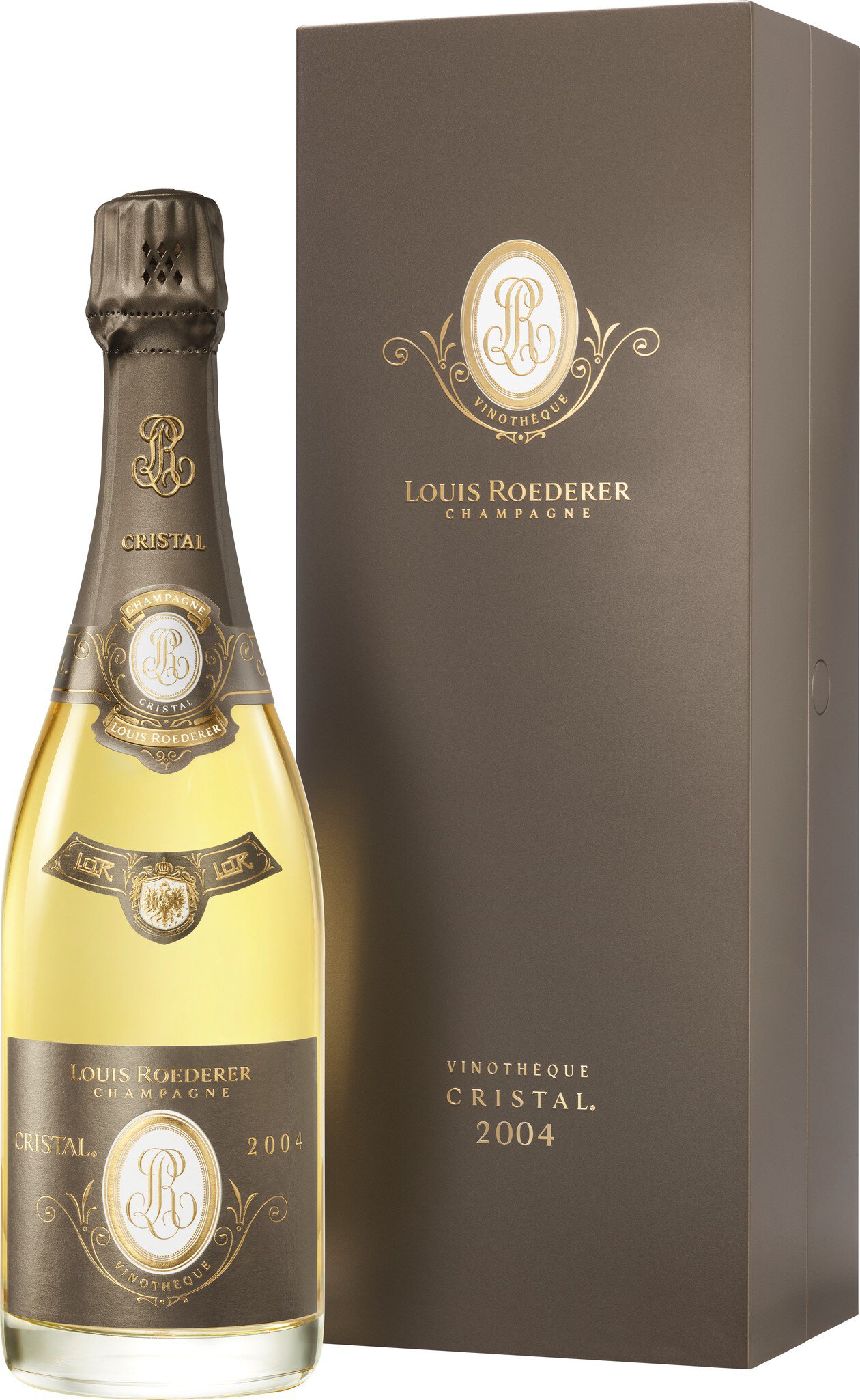 Louis Roederer Cristal Brut Vinotheque with Gift Box 2004 | Wine.com