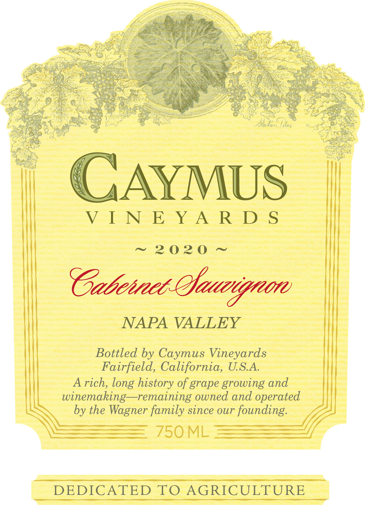 Caymus Napa Valley Cabernet Sauvignon (1 Liter Bottle) 2020 | Wine.com