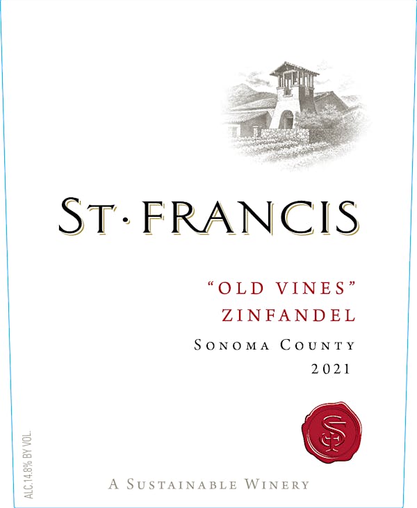 St. Francis Old Vines Zinfandel 2021 | Wine.com