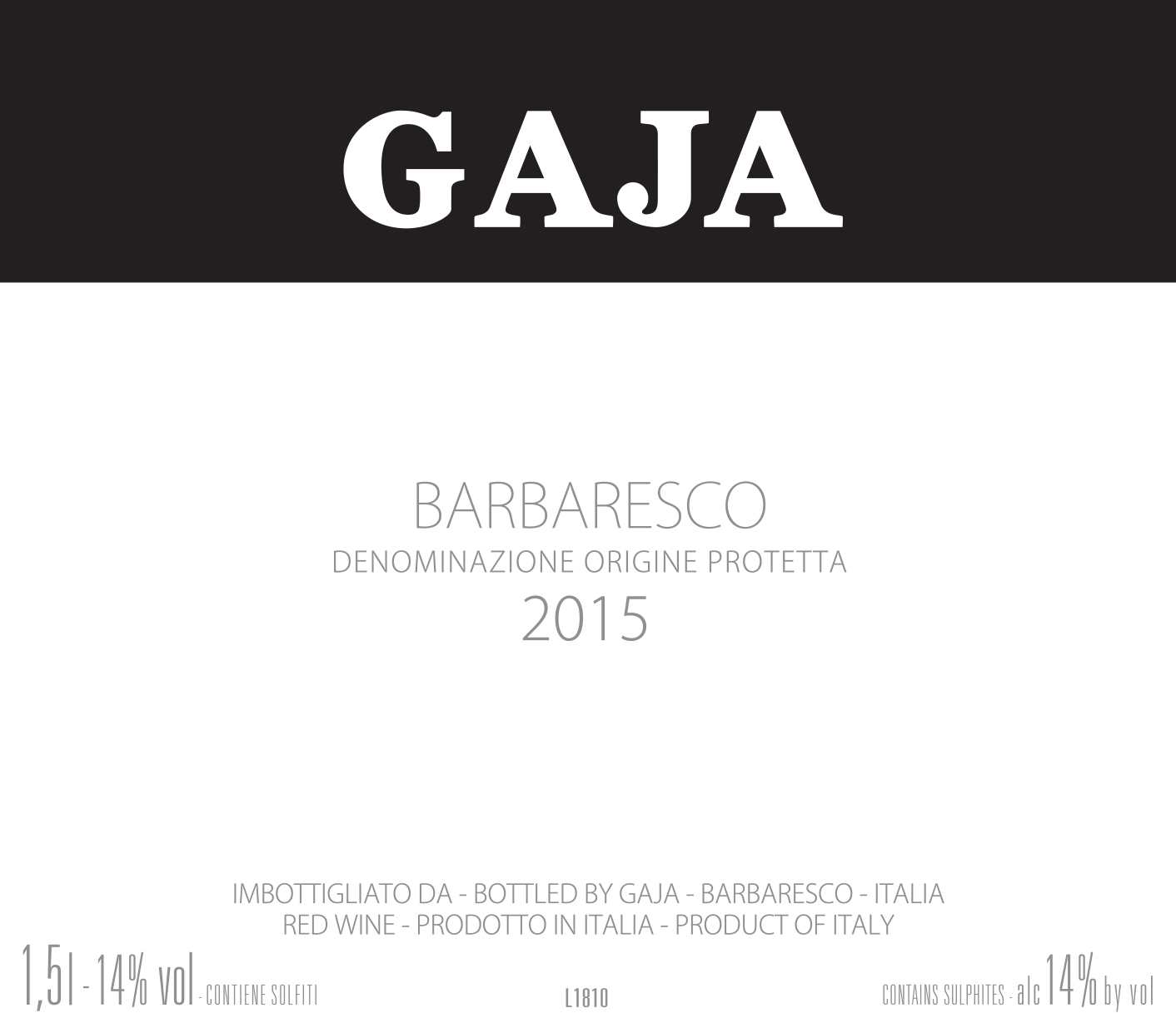 Gaja Barbaresco 2015 | Wine.com