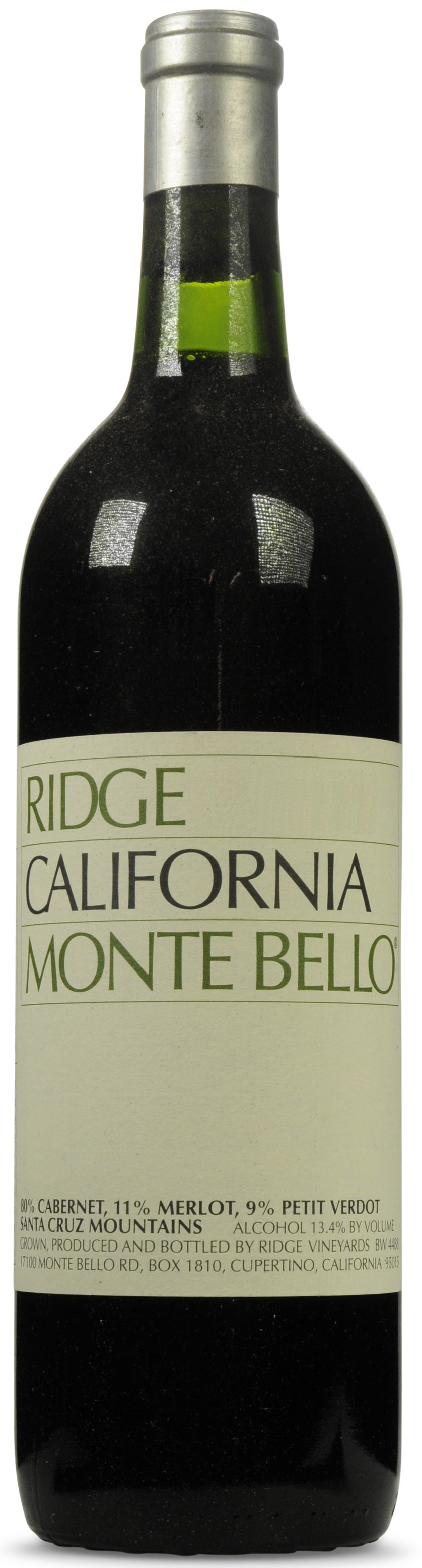 Ridge Monte Bello (bin soiled label) 2000 | Wine.com