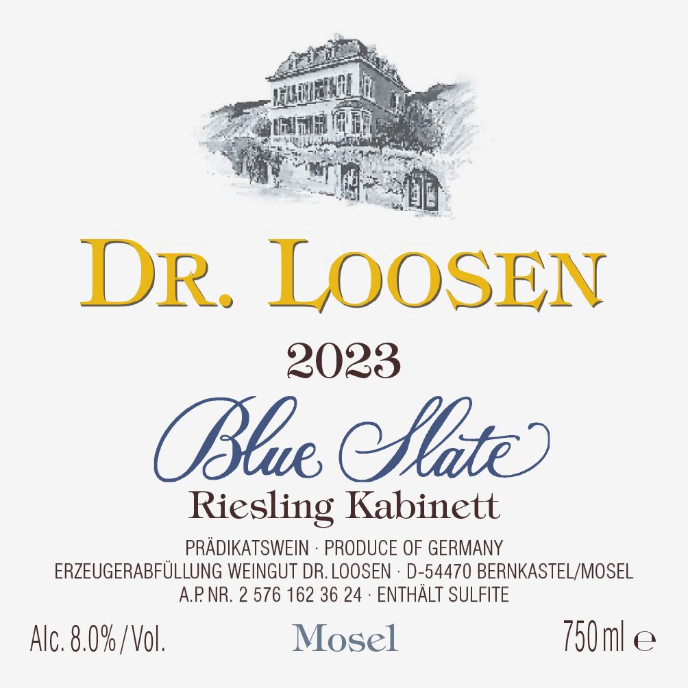 Dr. Loosen Blue Slate Riesling Kabinett 2023 | Wine.com