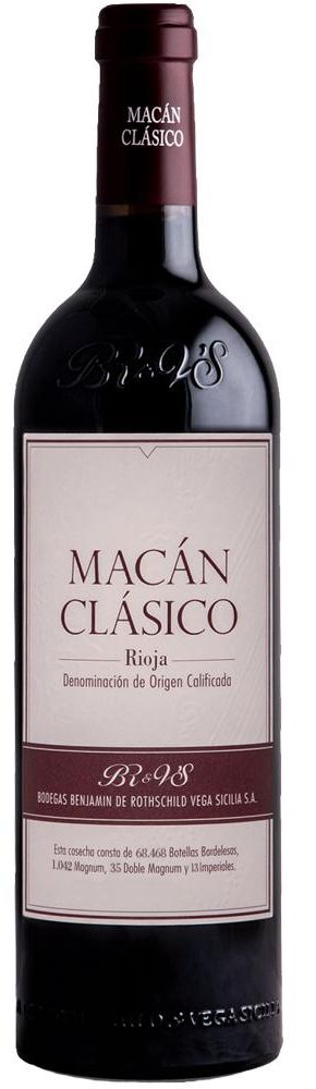 Bodegas Benjamin Rothschild and Vega Sicilia Macan Clasico 2018