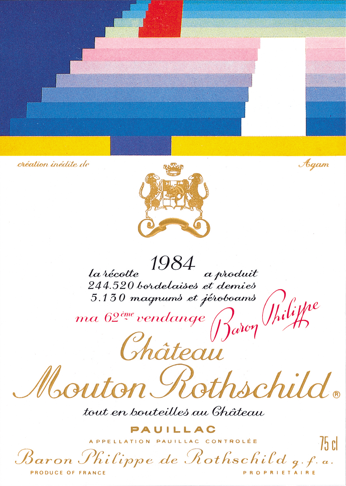 Chateau Mouton Rothschild 1984 | Wine.com