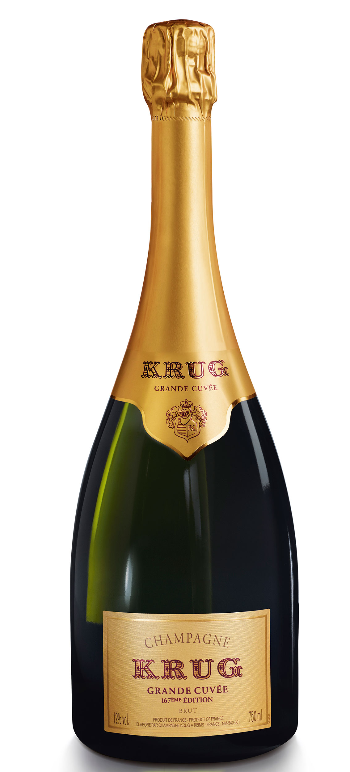 KRUG GRANDE CUVÉE 750ml Krug Grande Cuvee Brut (167th Edition) | Wine.com