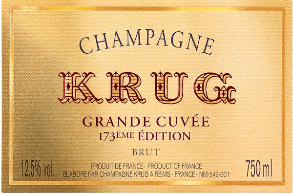 Krug Grande Cuvee Brut with Gift Box (173rd Edition) | Wine.com