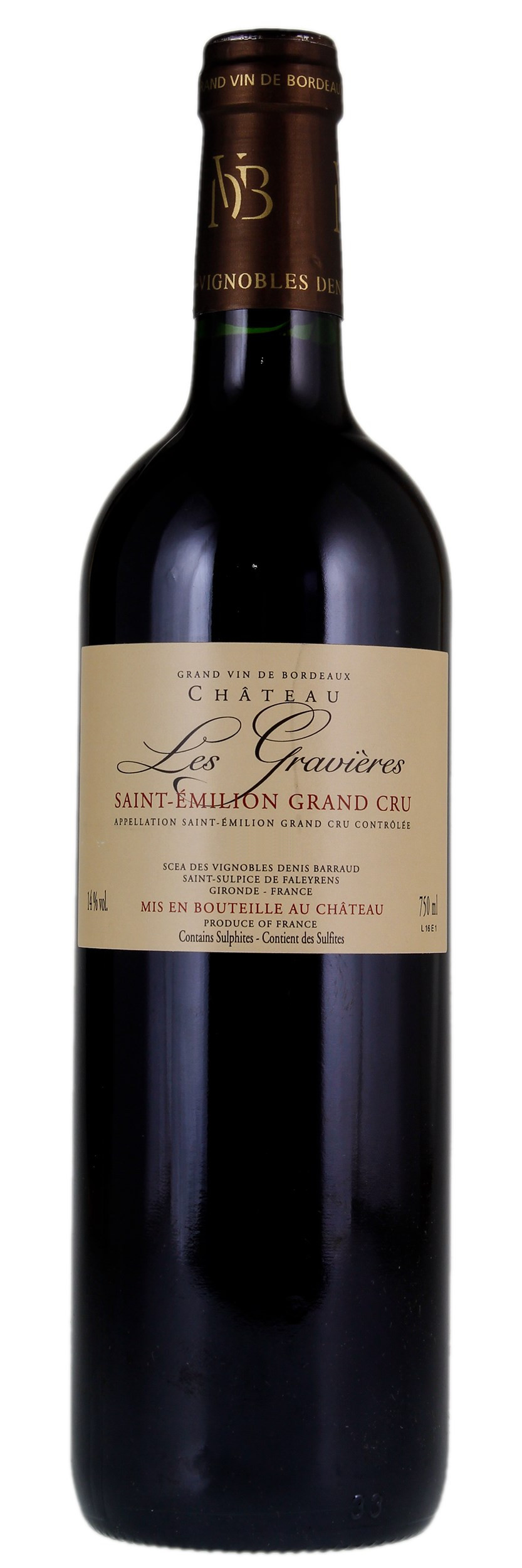 Chateau Les Gravieres 2020 | Wine.com