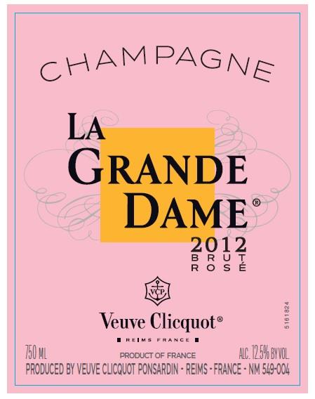 Veuve Clicquot La Grande Dame Rose with Gift Box 2012 | Wine.com