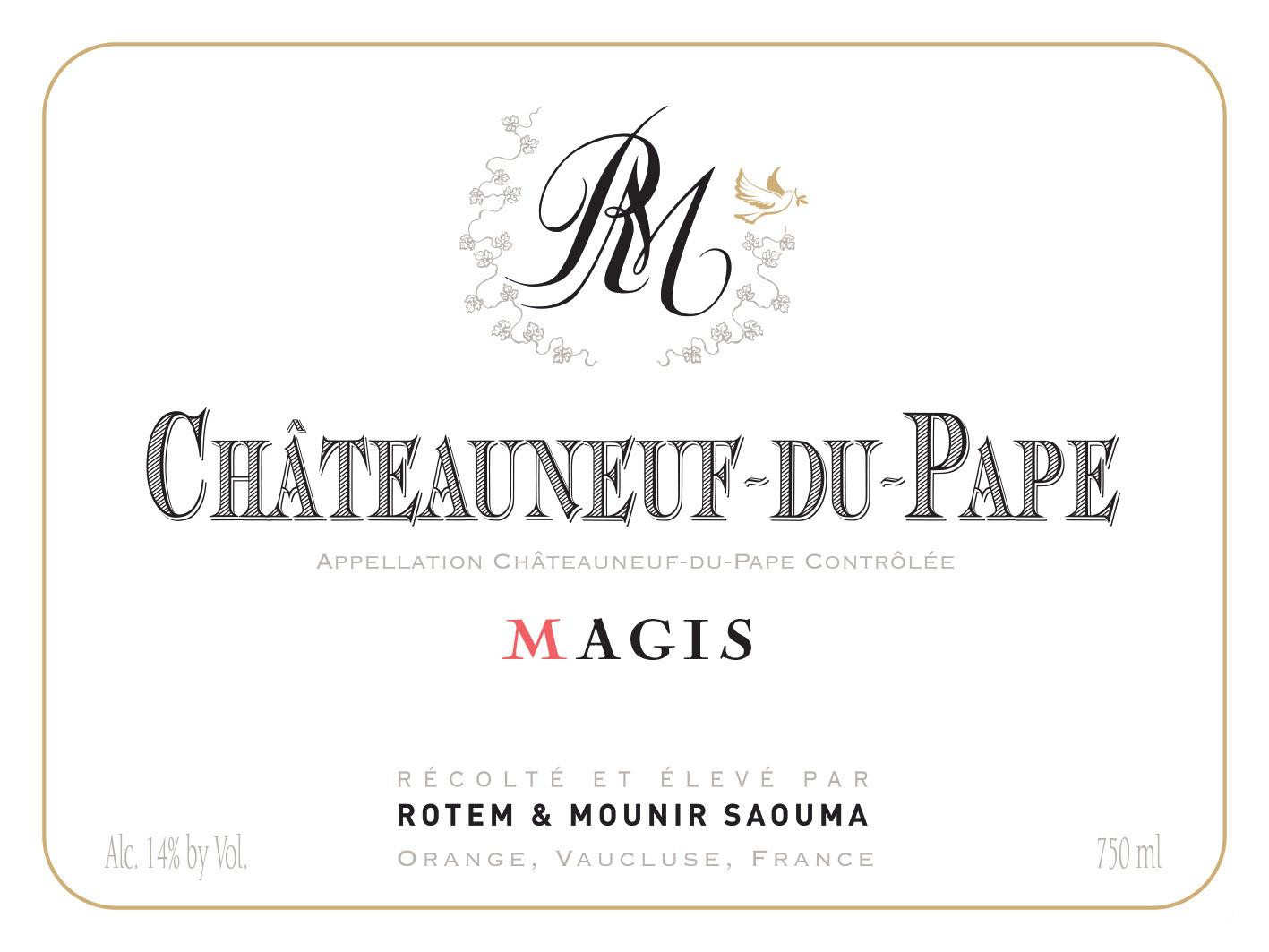 Rotem & Mounir Saouma Chateauneuf-du-Pape Magis Blanc 2020 | Wine.com