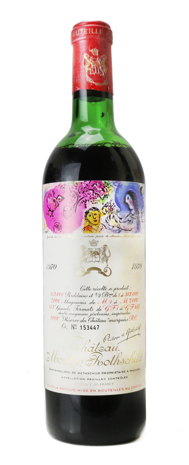 Chateau Mouton Rothschild 1970 | Wine.com