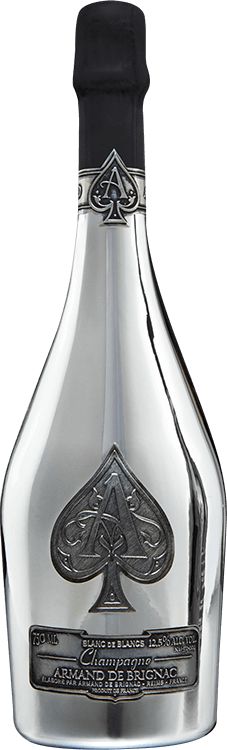 Armand de Brignac Ace of Spades Silver Blanc de Blancs with Gift