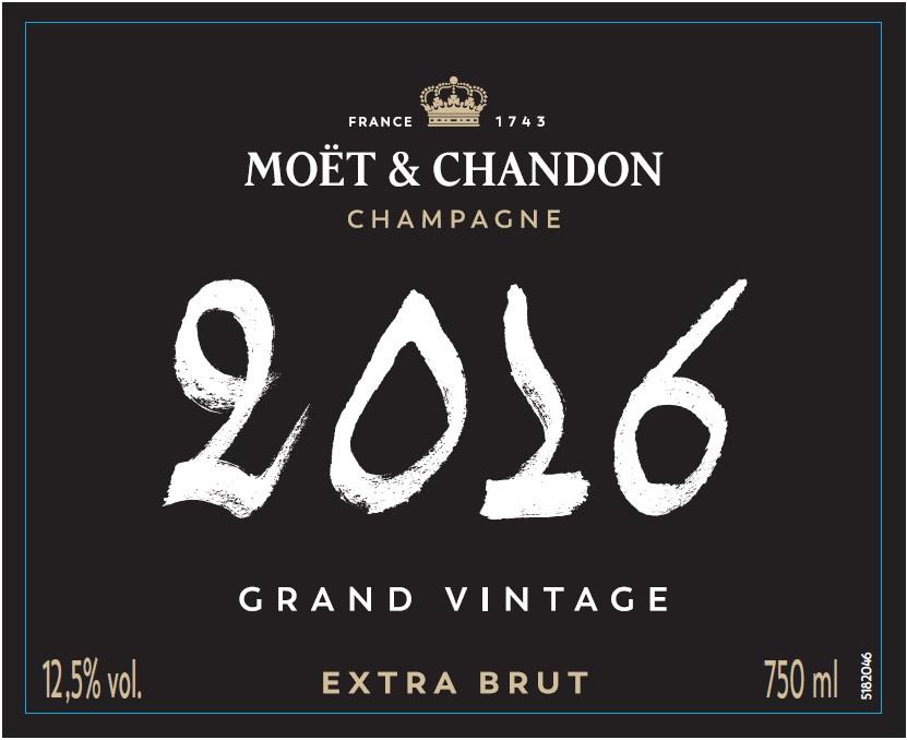 Moet & Chandon Grand Vintage Extra Brut 2016 | Wine.com