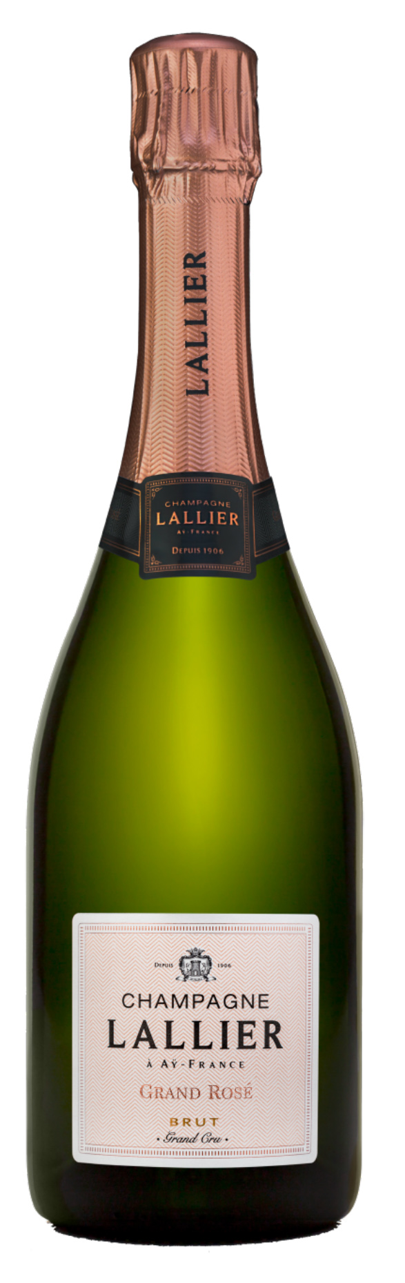 LallierJoël RobuchonGrandRosé シャンパーニュ Lallier Grand Rose Brut | Wine.com