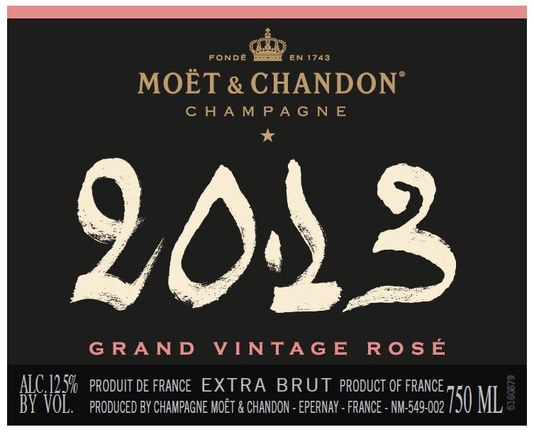 Moet & Chandon Grand Vintage Brut Rose 2013 | Wine.com