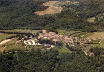 Castello di Volpaia Aerial View of Castello di Volpaia Winery Image