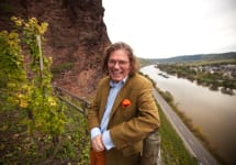 Loosen Bros. Ernst Loosen above Pralat Vineyard Winery Image