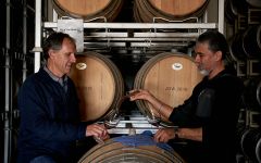Joel Gott Taste Testing the Wine Winery Image