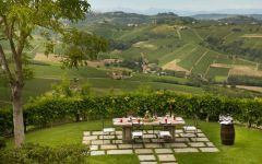 Pio Cesare Tasting on the Patio Winery Image