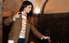 Marco Felluga Ilaria Felluga in the Cellars Winery Image
