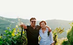 Giovanni Rosso Davide Rosso and his mother Ester Winery Image
