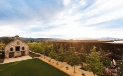 Hall Sunrise in St. Helena, Napa Valley Winery Image