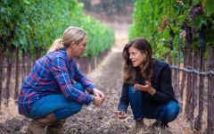 Kerr Cellars Cristie and Helen in the Vineyard Winery Image