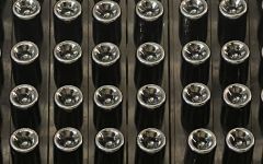 Gurrieri Bottles in Winery Winery Image
