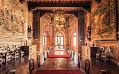 Barone Ricasoli Brolio Castle Dining Room Winery Image