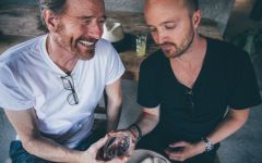 Dos Hombres Founders Bryan Cranston and Aaron Paul Winery Image