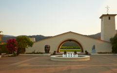 Robert Mondavi Entrance to Winery Winery Image