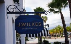 J Wilkes J. Wilkes Tasting Room Sign Winery Image