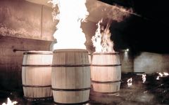 Barrel Burner Burning Barrels Winery Image